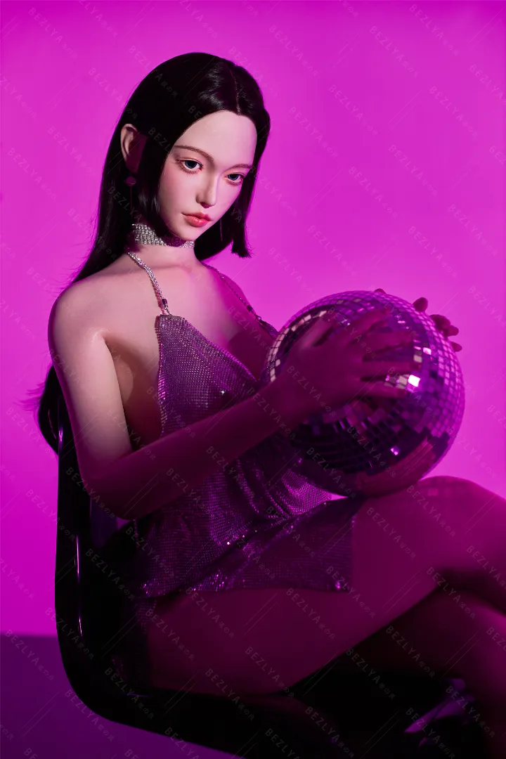 163cm (5ft4) F-Cup Легкая Силиконовая Секс-кукла Подвижная челюсть Голова Nymphaea